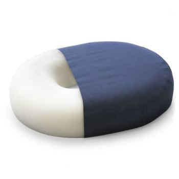 Healthsmart Dmi 16 In. Molded Foam Ring Donut Seat Cushion Pillow, Navy