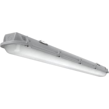 Lithonia Lighting Csvt 4' LED Vapor Tight Fixture, Adjustable Lumens, 3000-5000l, Switchable Color Temp, 3500-5000k, Wht