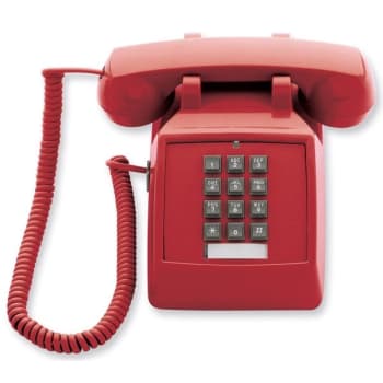 Aegis® Red 1-Line Emergency Desk Phone