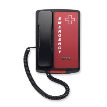 Image for Aegis® LBE-08 Black 1-Line Emergency Phone from HD Supply