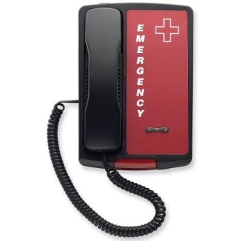Aegis® LBE-08 Black 1-Line Emergency Phone