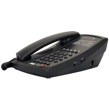 Image for TELEMATRIX® 3102MWD5 Black 2-Line Speakerphone With 5-Guest Service Button from HD Supply