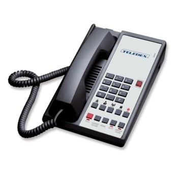 Teledex® Black Diamond+s-5 Button Telephone