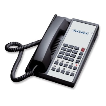 Image for TELEDEX® Black Diamond+10 1-Line Telephone from HD Supply