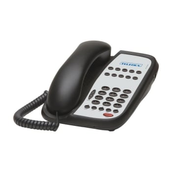 Image for Teledex® Black I Series A110s 1-Line Speakerphone With 10 Guest Service Key from HD Supply