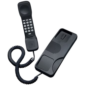 Image for TELEDEX® Black Opal Trimline 1-Line Telephone from HD Supply