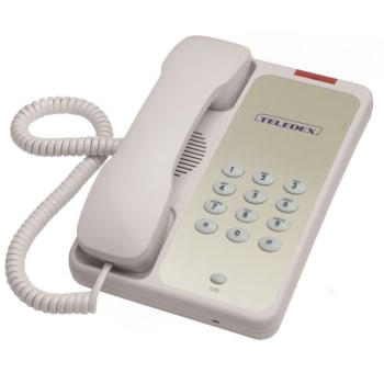 Image for TELEDEX® Opal 1002 ASH 1-Line Corded Telephone 9" from HD Supply