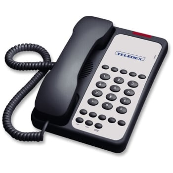 Image for TELEDEX® Black Opal 1010 1-Line Phone from HD Supply