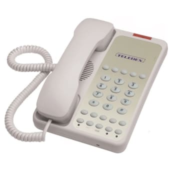 Image for Teledex® Ash Opal 1010s 1-Line Speakerphone With 10-Guest Key from HD Supply