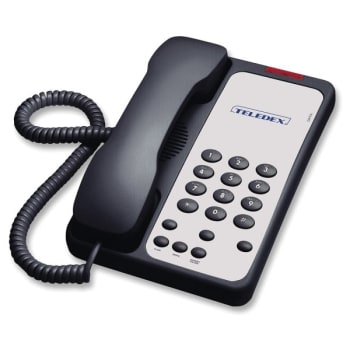 Image for Teledex® Black Opal 1003 1-Line Phone from HD Supply