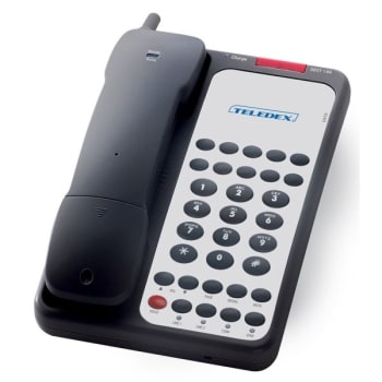 Image for TELEDEX® Opal DCT2910 1.9GHZZ Black 2-Line DECT Cordless Hotel Speakerphone from HD Supply