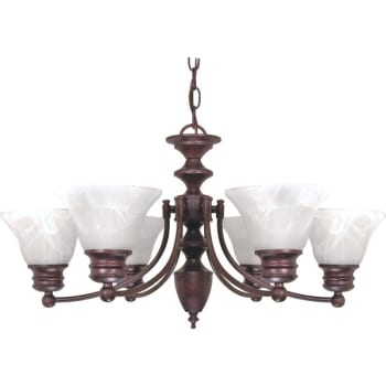 Image for Satco® Nuvo Empire 6-Light Chain Indoor Chandelier from HD Supply
