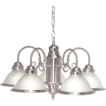 Image for Satco® Nuvo 5-Light Indoor Chandelier (B. Nickel) from HD Supply