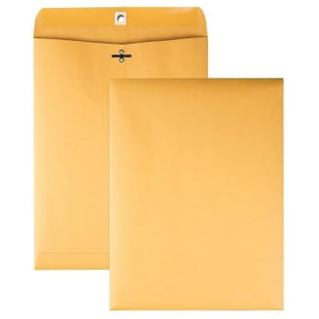 Quality Park® Brown Clasp Envelope 9" x 12", Package Of 250