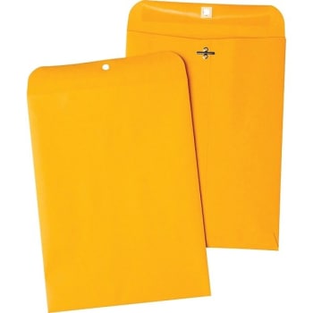 Image for Nature Saver® #90 Yellow Clasp Envelope, 9" X 12", Box Of 100 from HD Supply