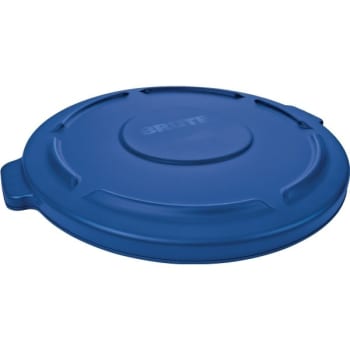 Rubbermaid 20 Gallon Brute Trash Can Lid (Blue) (6-Pack)