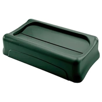 Image for Rubbermaid 16 Gallon Slim Jim Swing Trash Can Lid (Green) (4-Pack) from HD Supply