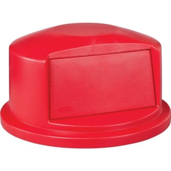 Rubbermaid 32 Gallon Brute Dome Top Trash Can Lid (Red)
