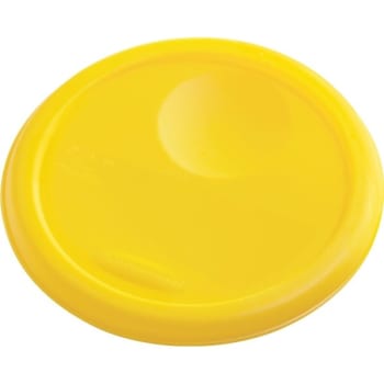 Rubbermaid 4 Quart Round Food Pan Lid (12-Pack) (Yellow)