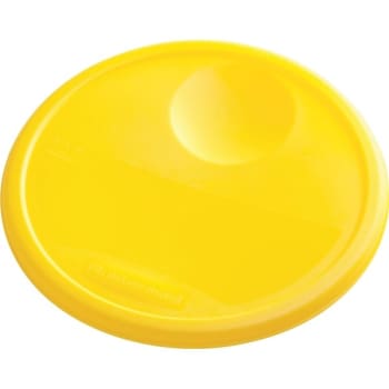 Image for Rubbermaid 12 Quart Round Food Pan Lid (6-Pack) (Yellow) from HD Supply