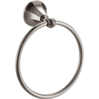 Image for Paradise Bathworks Heaven Satin Nickel Towel Ring from HD Supply