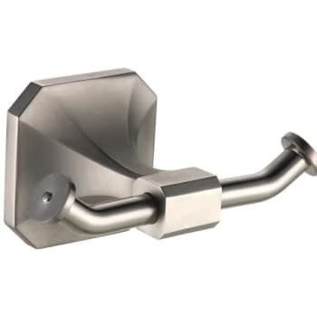 Image for Paradise Bathworks Valhalla Satin Nickel Double Robe Hook from HD Supply