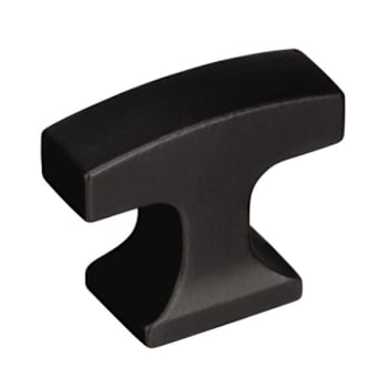 Amerock Westerly 1-5/16 In, 33 Mm Length Black Bronze Cabinet Knob