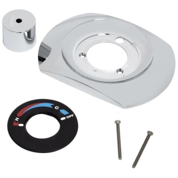 Image for American Standard Polished Chrome Escutcheon And Cap Kit 2-4/16" ID x 7-5/8"L from HD Supply