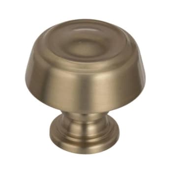 Amerock Kane 1-3/16 In, 30 Mm Diameter Golden Champagne Cabinet Knob