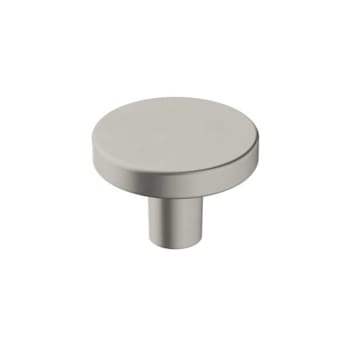Amerock Versa 1-3/8 In, 35 Mm Diameter Satin Nickel Cabinet Knob