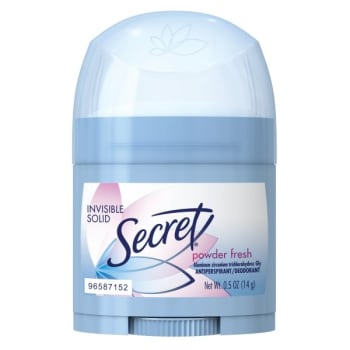 Gillette Secret Invisible Solid Powder Fresh Deodorant 0.5 Oz Case Of 24
