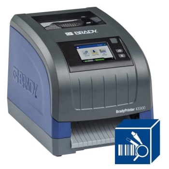 Brady® BradyJet™ I3300 Industrial Label Printer With Workstation Safety Software