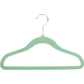 Image for Honey-Can-Do Velvet Kid's Suit Hanger Green Package Of 60 from HD Supply