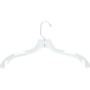 Image for Honey-Can-Do Plastic Dress Hanger Clear Package Of 24 from HD Supply