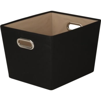 Image for Honey-Can-Do Medium Storage Bin Black from HD Supply