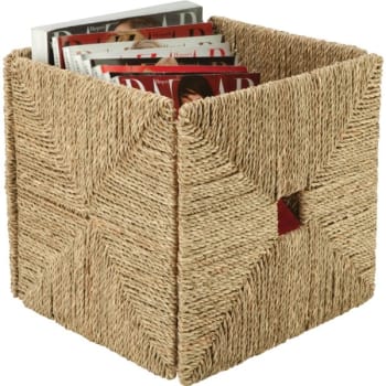 Image for Honey-Can-Do Folding Seagrass Basket from HD Supply