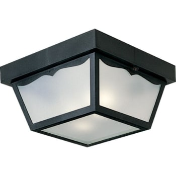 Image for Progress Lighting LED 10-1/4" Black Two-Light Flush Ceiling Mount Fixture from HD Supply