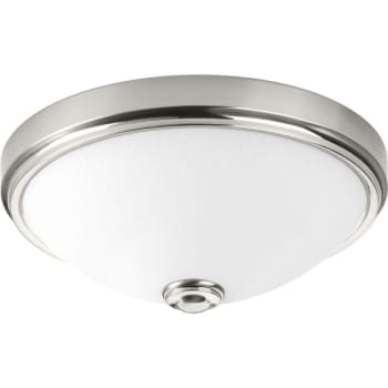 Image for Progress Lighting® LED Linen 11 in. 1-Light LED Flush Mount Light (Brushed Nickel) from HD Supply