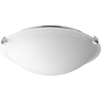 Image for Progress Lighting LED 12" Dome Brushed Nickel One-Light Flush Mount Fixture from HD Supply