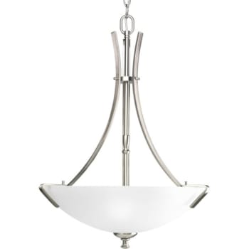 Image for Progress Lighting Wisten 3-Lamp Led Entryway Lighting (Tapered) (Brushed Nickel) from HD Supply