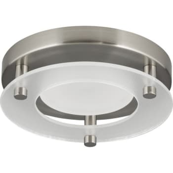 Image for Progress Lighting LED 5-1/2" Brushed Nickel One-Light Flush Mount Fixture from HD Supply