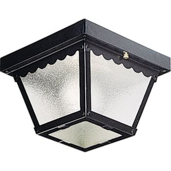 Image for Progress Lighting LED 7-1/2" Black One-Light Flush Ceiling Mount Fixture from HD Supply