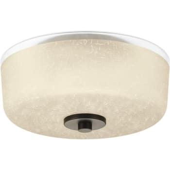 Image for Progress Lighting® Alexa 12 In. 2-Light Led Flush Mount Light (Antique Bronze) from HD Supply