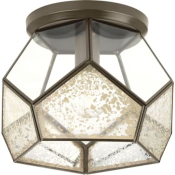 Image for Progress Lighting LED Cinq Antique Bronze One-Light Flush Mount Fixture from HD Supply
