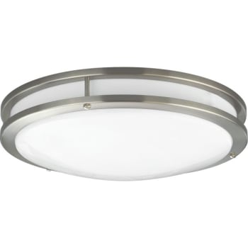 Image for Progress Lighting LED CTC COMM 14" Brushed Nickel One-Light Flush Mount Fixture from HD Supply