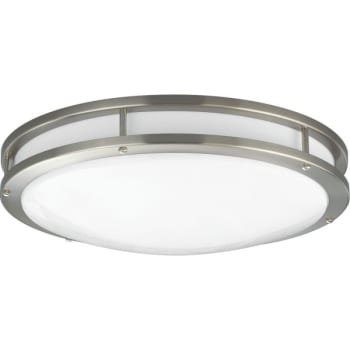 Image for Progress Lighting CTC COMM 17-3/4" Brushed Nickel 1-Light Flush Mount Fixture from HD Supply