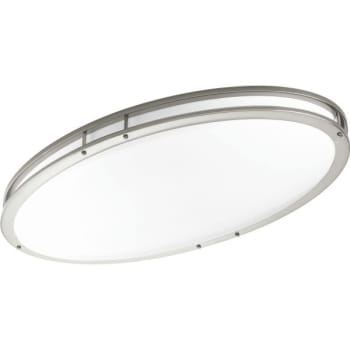 Image for Progress Lighting LED CTC COMM 18" Brushed Nickel One-Light Flush Mount Fixture from HD Supply