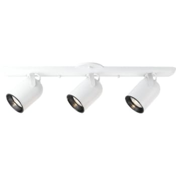 Image for Progress Lighting Directional White Three-Light Roundback Wall, Ceiling Fixture from HD Supply