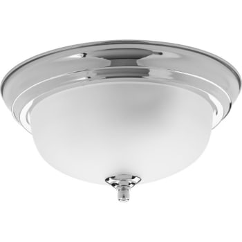 Image for Progress Lighting LED Dome Chrome One-Light Glass Polished Flush Mount Fixture from HD Supply