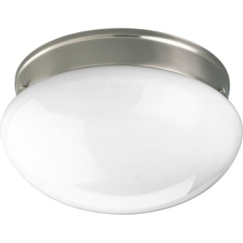 Image for Progress Lighting LED Brushed Nickel 11-3/4" Two-Light Flush Mount Fixture from HD Supply